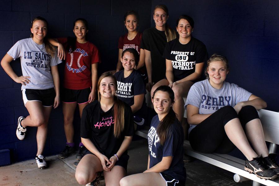 The Pumas’ Softball team eyes the state championship after being stopped short by longtime rival Basha in the midst of last year’s playoff run.(From left: Adela Martinez, Rebecca Aguallo, Brittany Hopper, Monica Marrufo, Sabrina Nieto, Jillian Leslie, Madison Lafluer, Laynee Gomez, and Devon Ryan). 