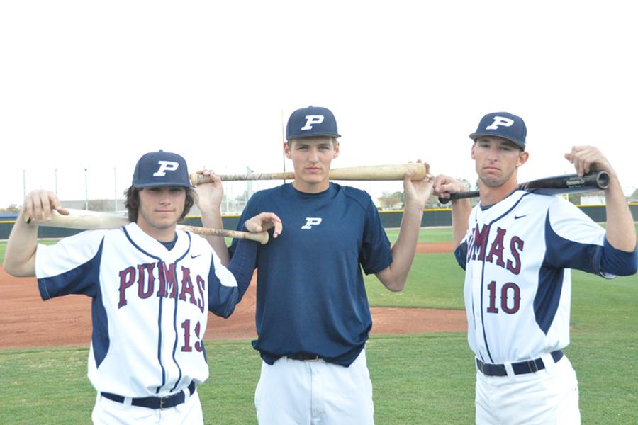 Baseball players Kyle Huckaby, Tyler Watson and Nick Jenkins have something more in common than the typical athlete.