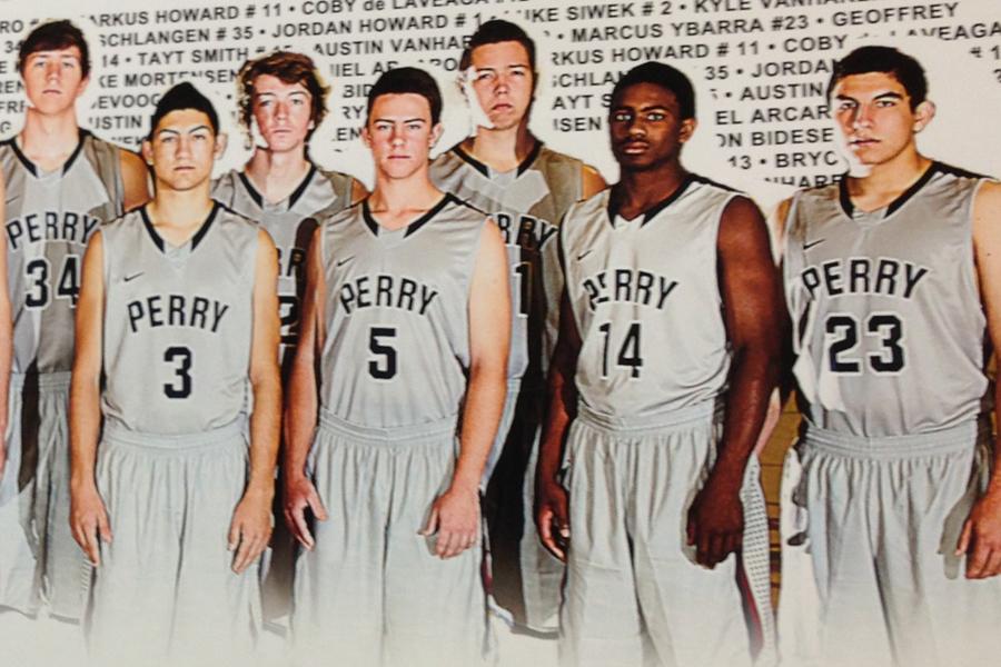 According to the AIA, the boys grey basketball uniforms violate the high school color requirements. The rule mandates that home jerseys should be white while away jerseys can be a contrasting dark color.