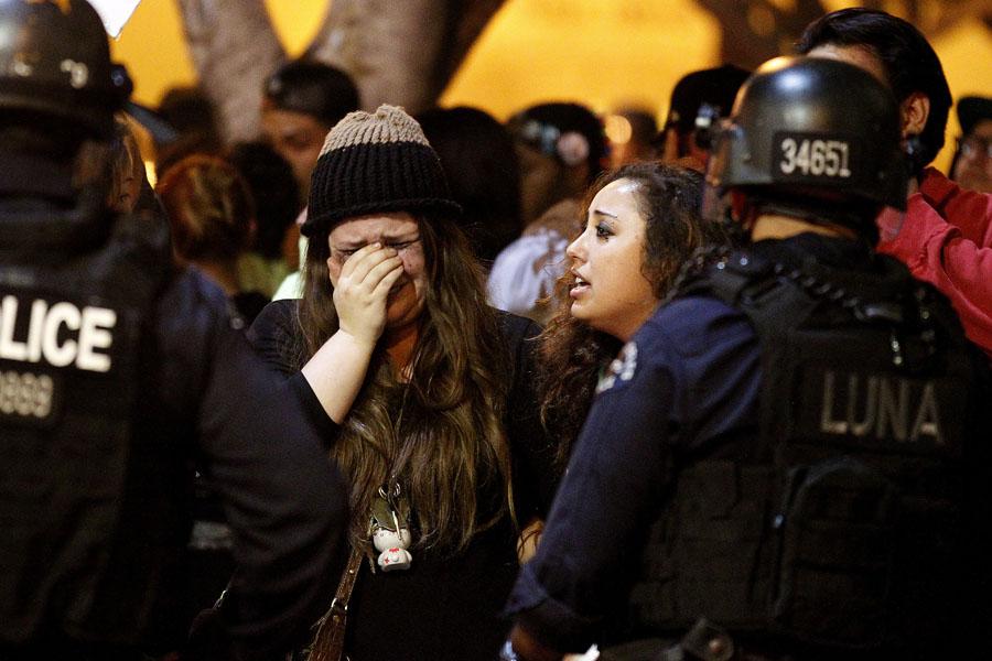 Ferguson protests -- Los Angeles