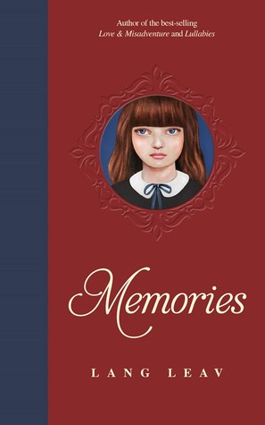 Memories book cover, featuring artwork by poet Lang Leav.