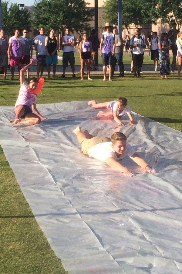 One of the class of 2015s pranks included the use of a water slide in the courtyard. This prank was considered one of the friendlier pranks that Perry has had.