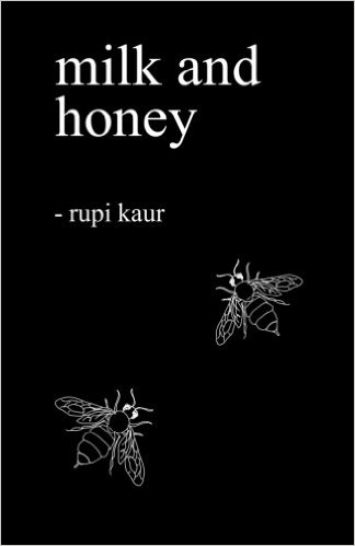 “Milk and Honey” book cover conveys the novel’s simplistic nature of following the maturity of Rupi Kaur.