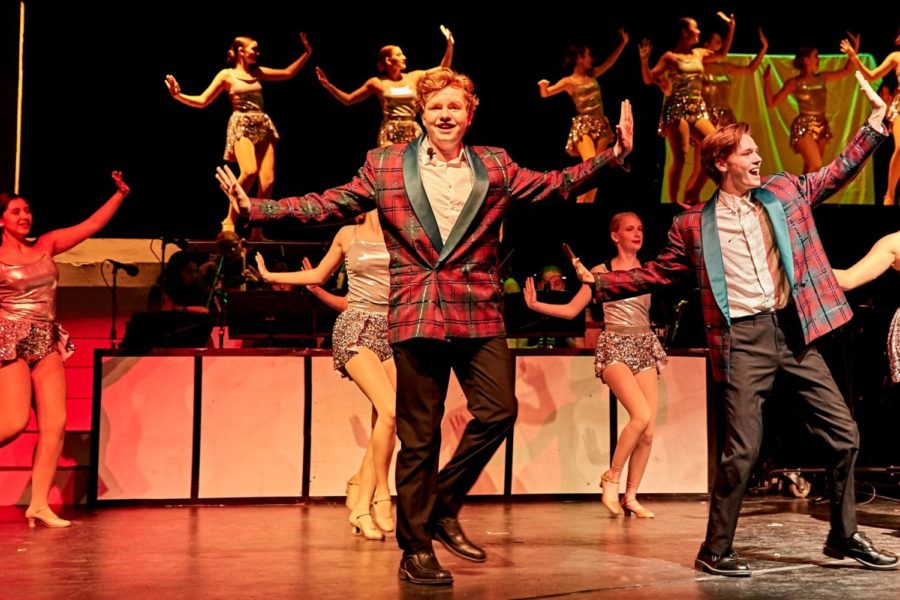 Matthew Pitman blows the audience away when performing in the production White Christmas.