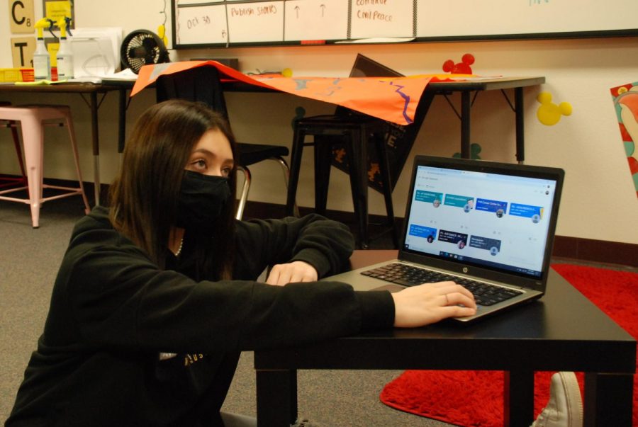 Students and staff both expressed their frustration with the learning expectations that have changed in the post-quarantine classroom. Most teachers rely on the COW laptops for instruction. 