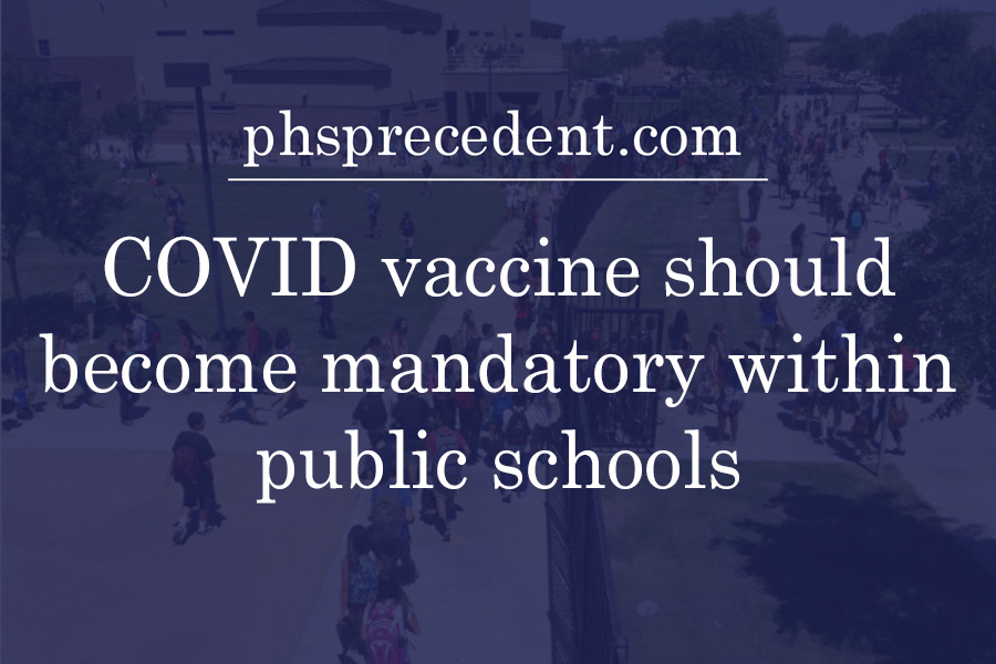 With the COVID vaccine being distributed through waves of people, there comes the question as to whether or not it should become mandatory for public school students to take it. There are various benefits with making the vaccine mandatory for students: it can make teens safer, decrease the chances of going back online, and ensure that students can have a normal high school experience.