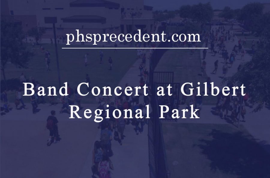 Band holds a concert at Gilbert Reginal park. 