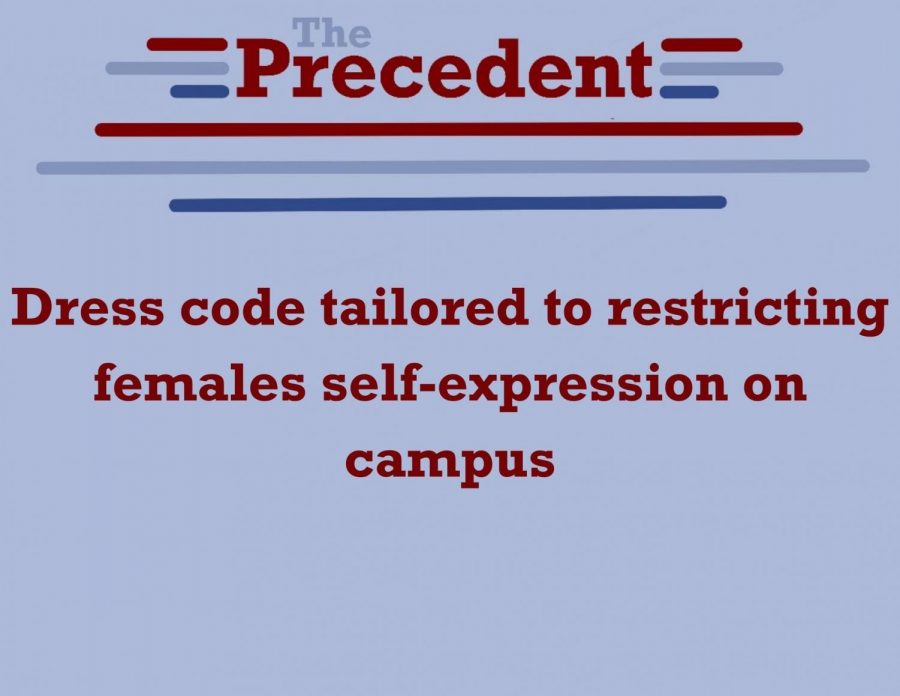 Students%2C+while+on+campus+and+at+student+events%2C+are+required+to+follow+Dress+Code.+Dress+codes+have+been+known+to+put+stricter+requirements+on+females.+
