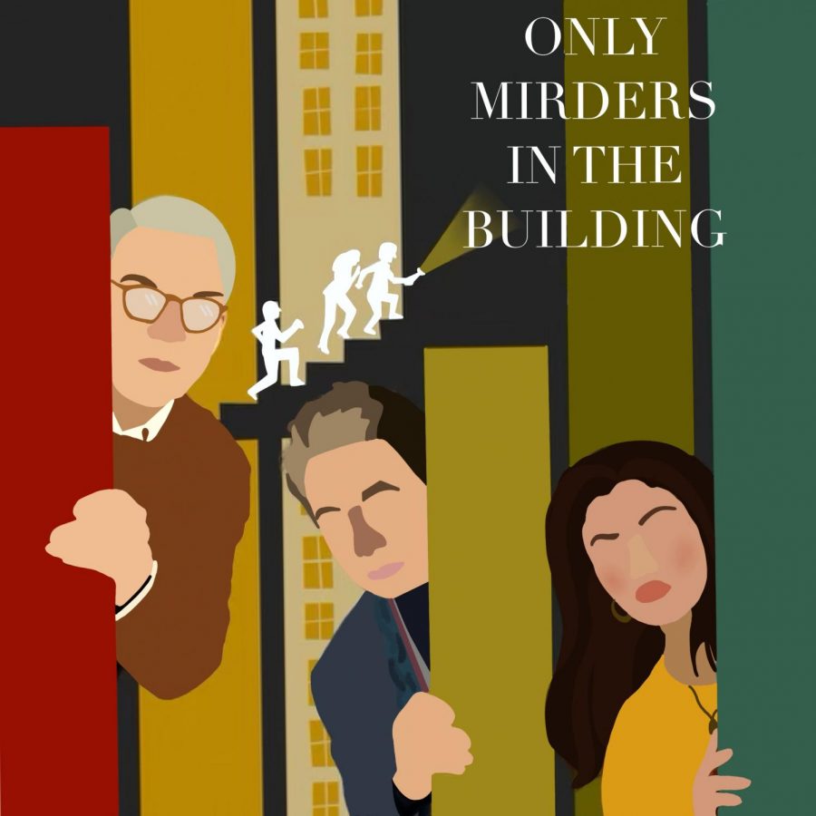 Only+Murders+in+the+Building+is+a+crime+series+streaming+on+Hulu.+Three+strangers+come+together+to+solve+a+murder+in+an+unlikely+pairing.+