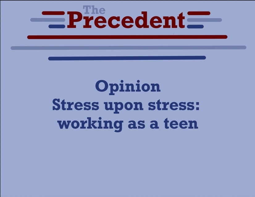 Stress upon stress: working as a teen