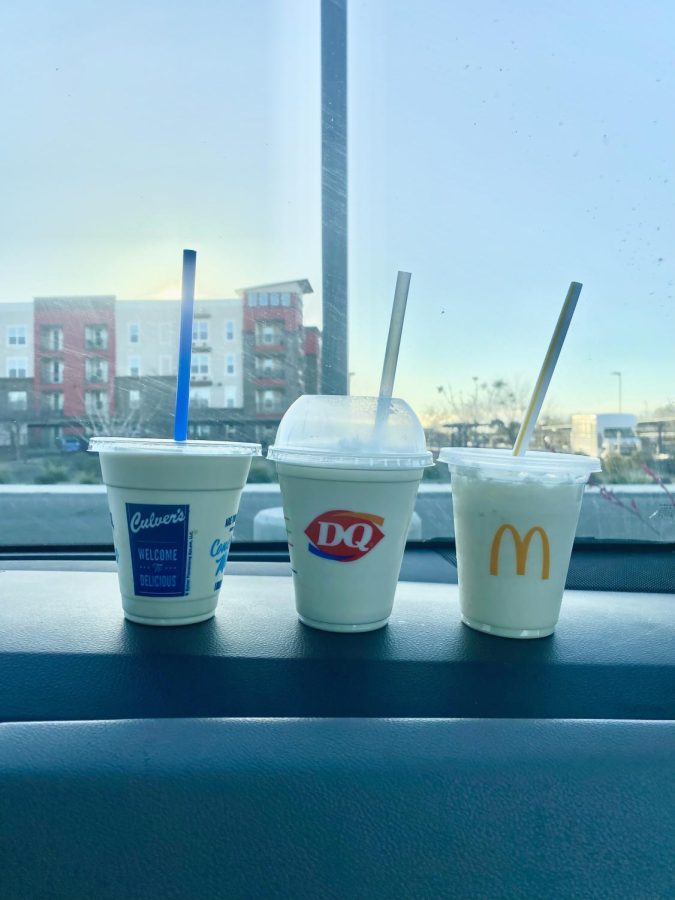The milkshake competition included milkshakes tested from each of the restaurants above: Culvers, Dairy Queen, and McDonalds. Each location produced milkshakes that are certainly worth trying.