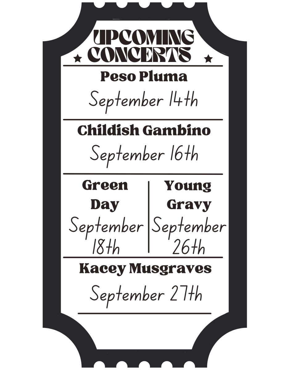 Upcoming concerts